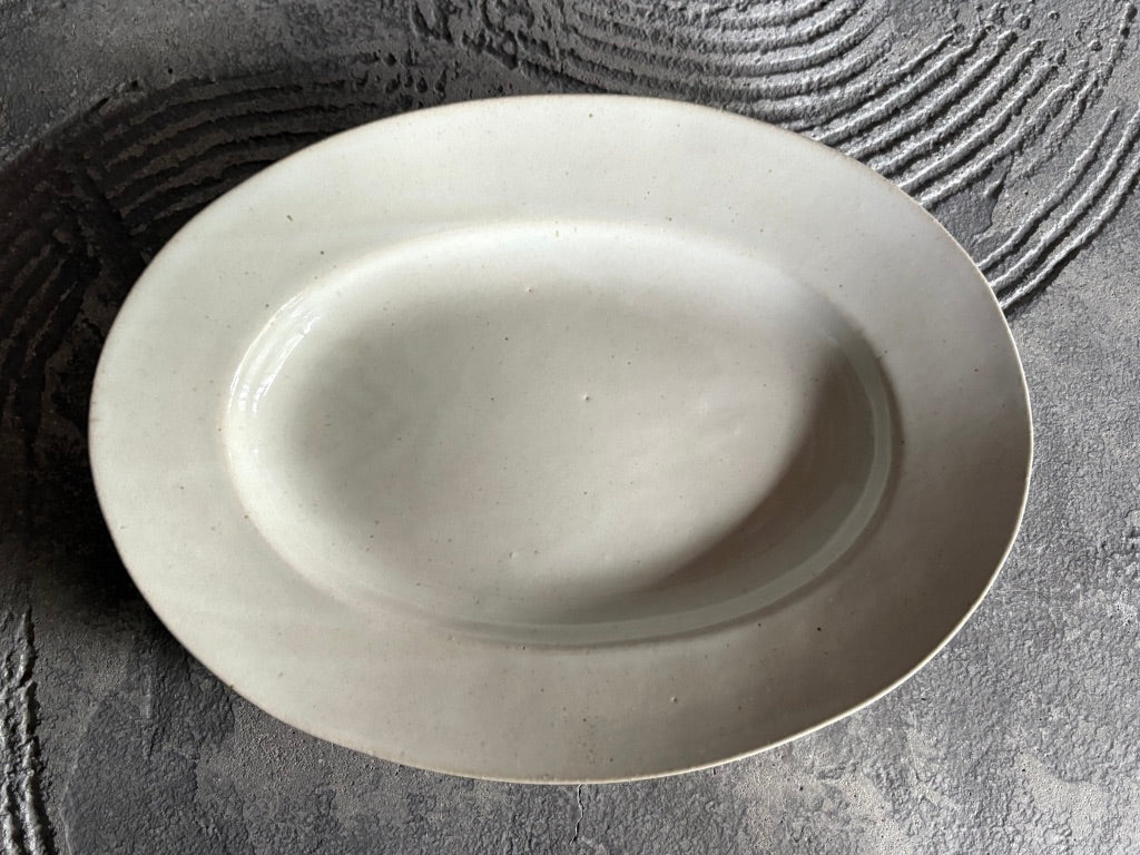 【栃木】今井　律湖　オーバル皿15