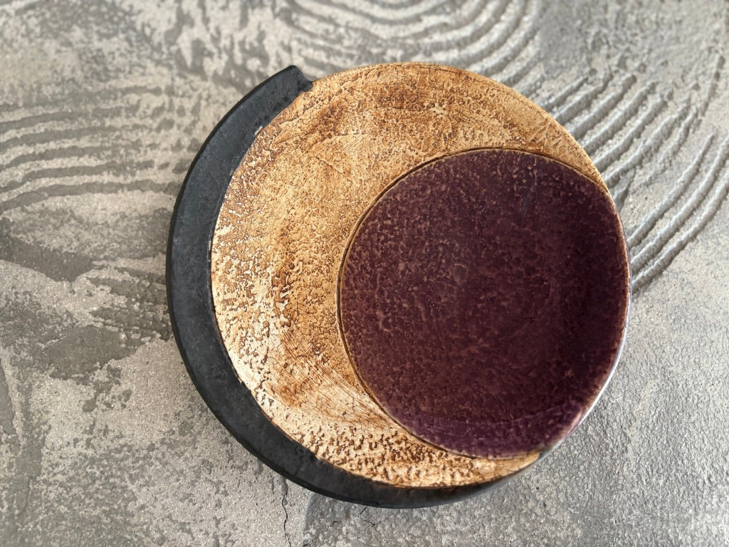 koo pottery【沖縄】仲田雅也　6寸皿34