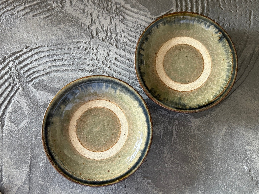 中ノ畑窯【大阪】佐藤央巳　友美　5寸皿6
