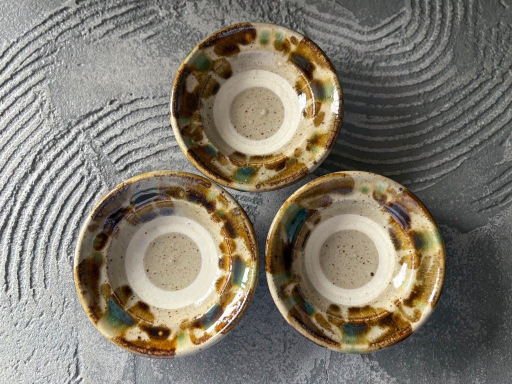 キマノ陶器【栃木】木間伸哉　ひかり　4寸リム皿65