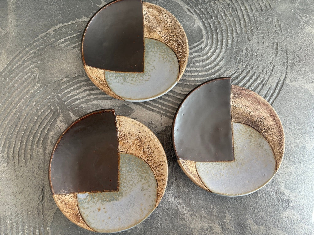 koo pottery【沖縄】仲田雅也　6寸皿35