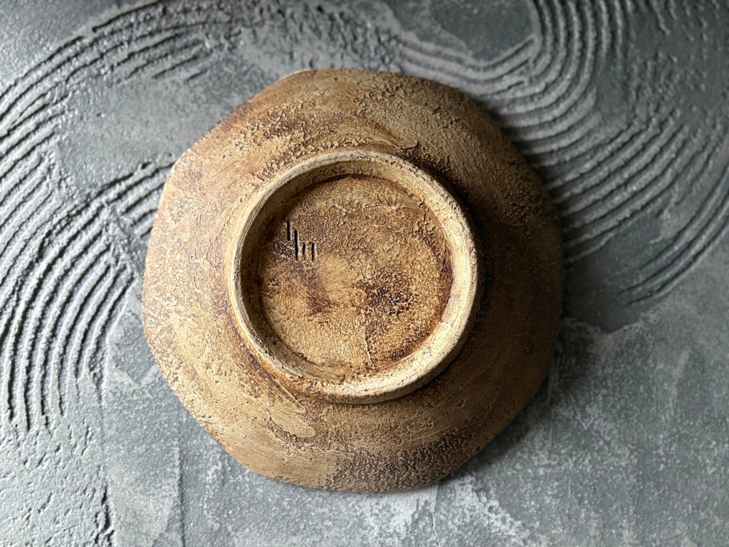 koo pottery【沖縄】仲田雅也　8角8寸皿8