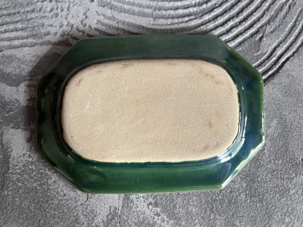 【栃木】今井　律湖　8角リムプレート皿10