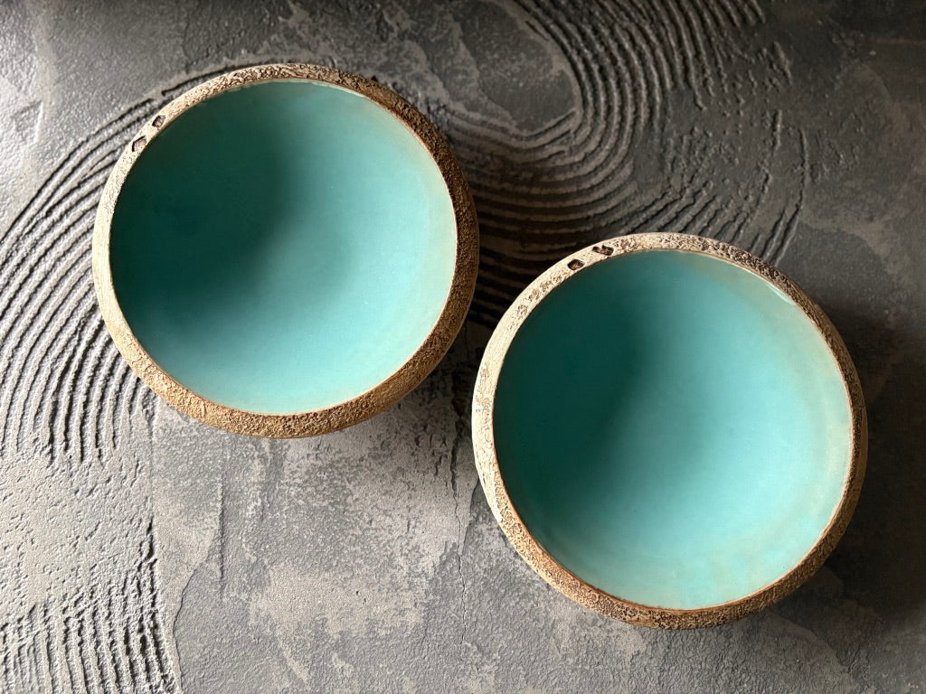 koo pottery【沖縄】仲田雅也　7寸深皿12