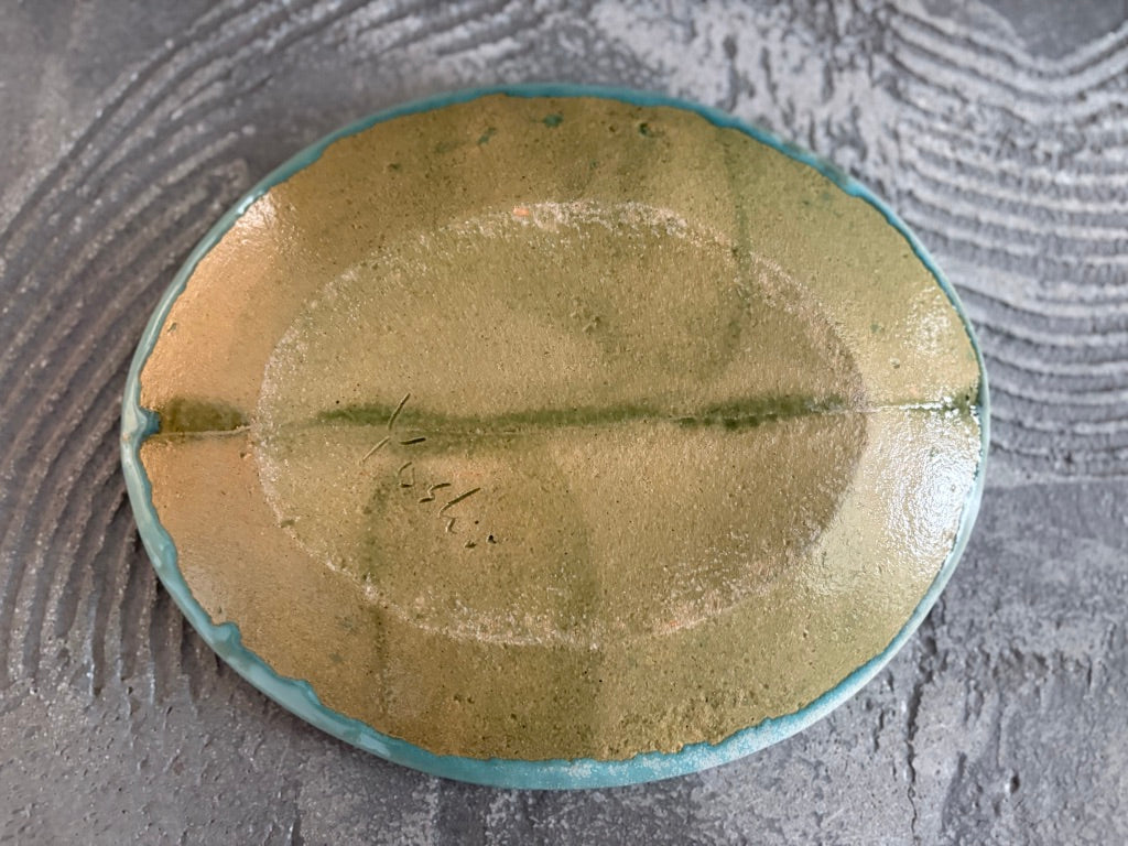 【栃木】岡本芳久　楕円皿45