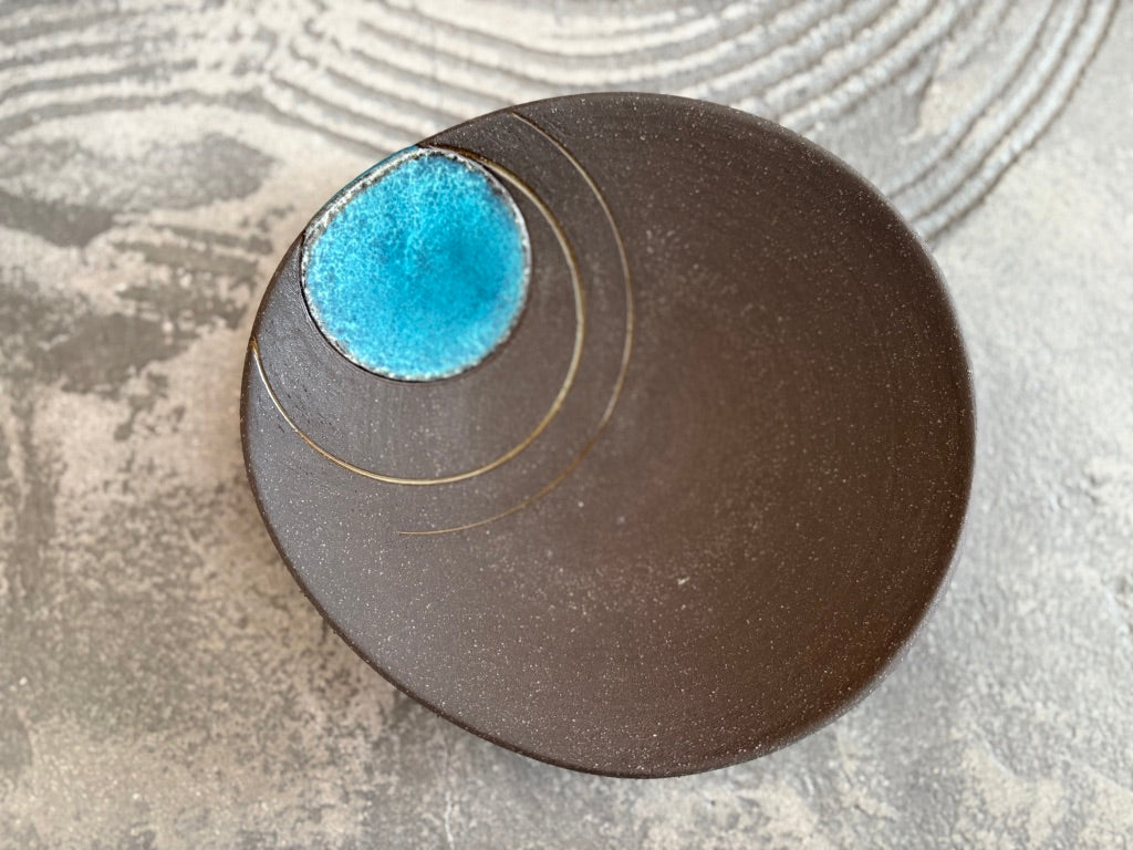 koo pottery【沖縄】仲田雅也　6寸変形皿67