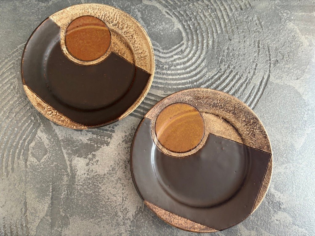 koo pottery【沖縄】仲田雅也　7寸リム皿31