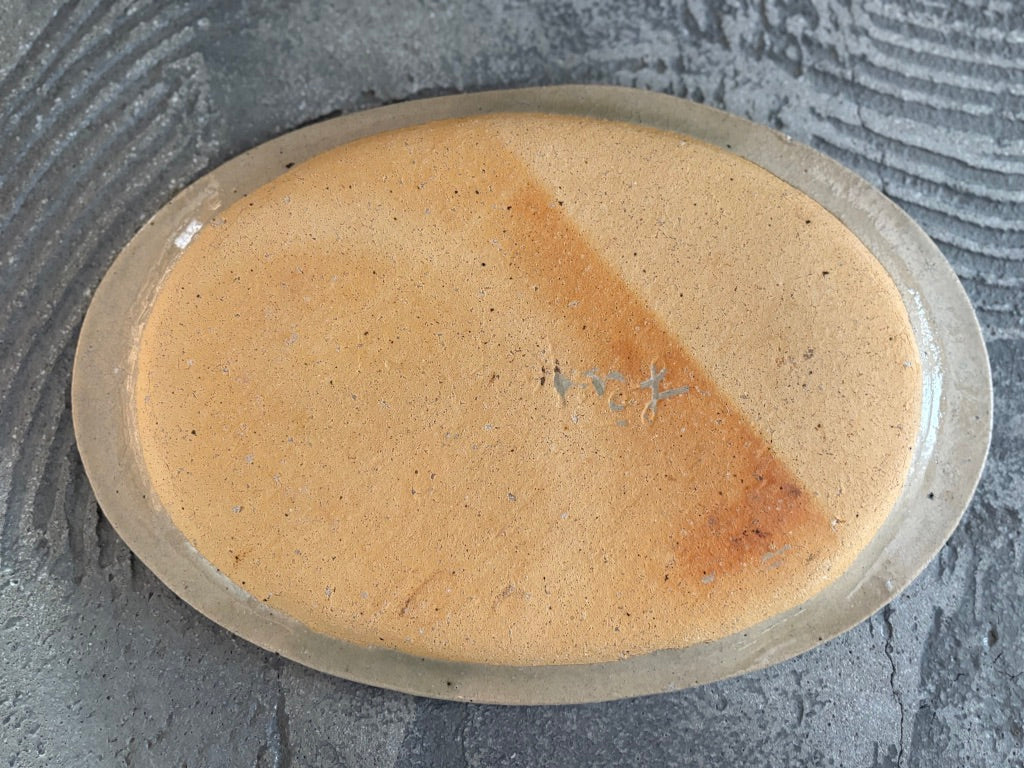 用窯【熊本】北川麦彦　オーバル皿大45