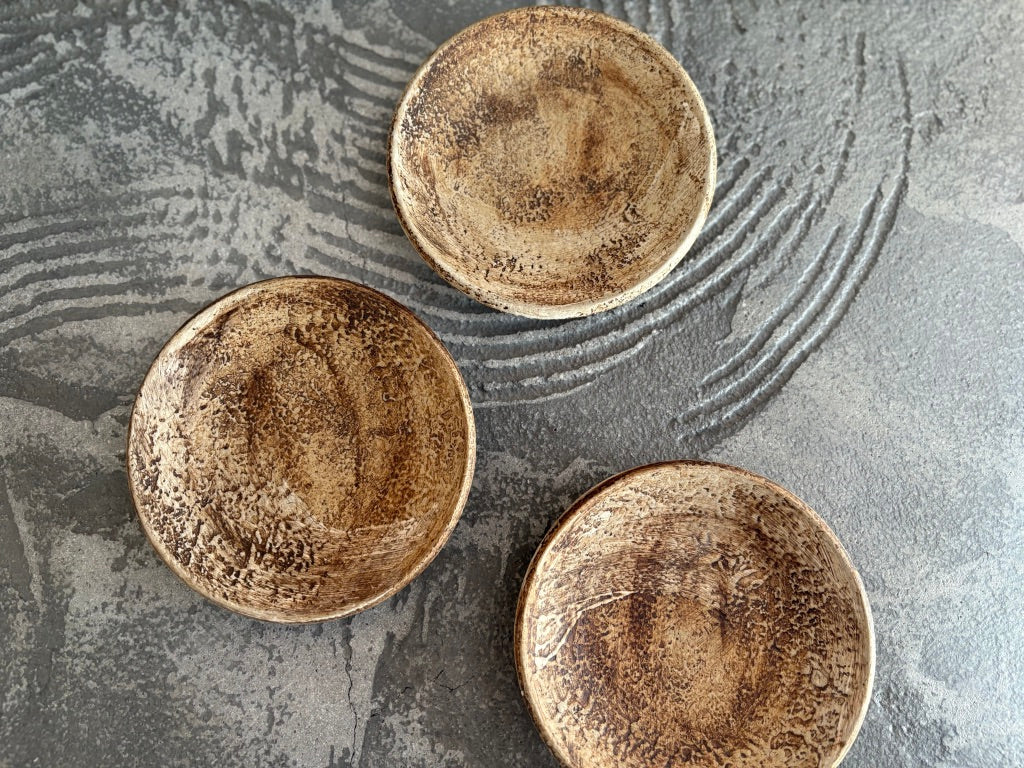 koo pottery【沖縄】仲田雅也　4寸皿27