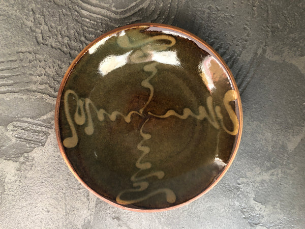 生畑皿山窯【京都】前野直史 スリップウェア 7寸皿C – UTSUWA HIYORI